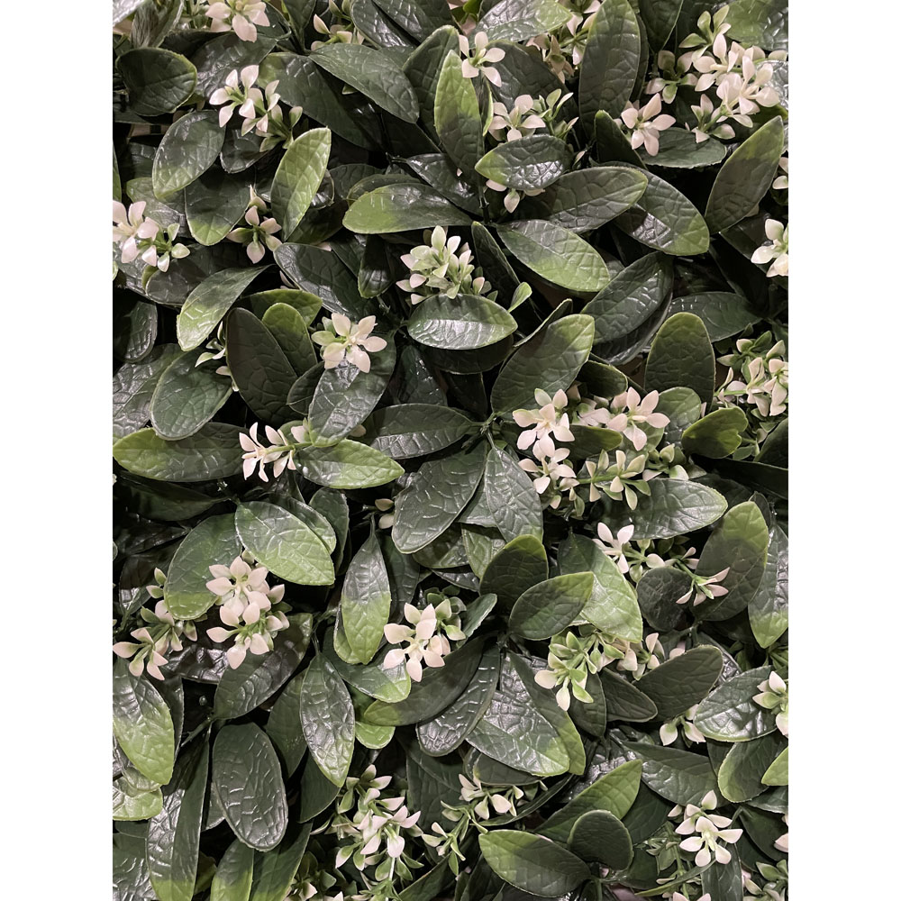 Διακοσμητικό πάνελ φυλλωσιάς πλαστικό σε χρώμα πράσινο 50x50x5