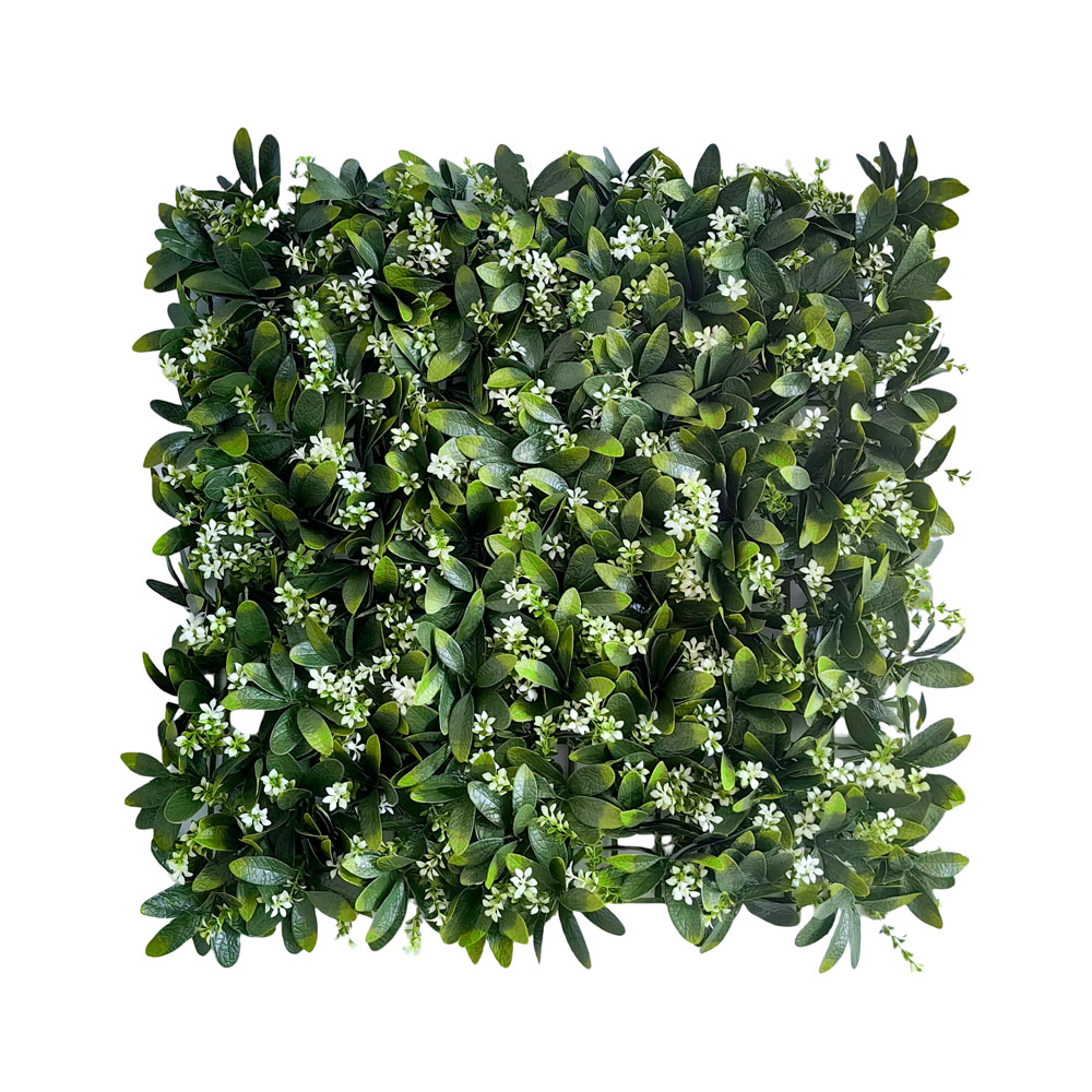 Διακοσμητικό πάνελ φυλλωσιάς πλαστικό σε χρώμα πράσινο 50x50x5