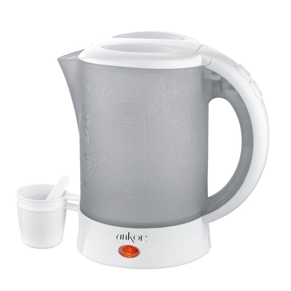 Βραστήρας σε χρώμα γκρι/λευκό 0,6lt 650W