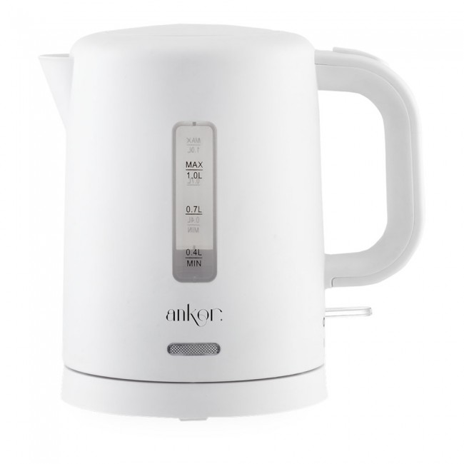 Βραστήρας σε χρώμα λευκό 1,0lt 1100W