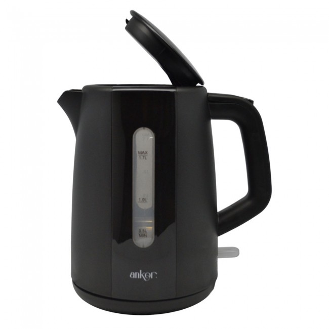 Βραστήρας σε χρώμα μαύρο 1,7lt 2200W