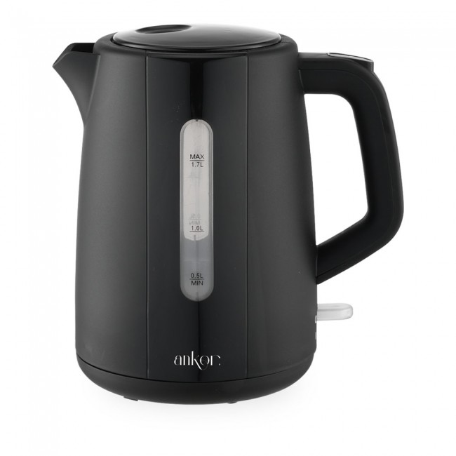 Βραστήρας σε χρώμα μαύρο 1,7lt 2200W