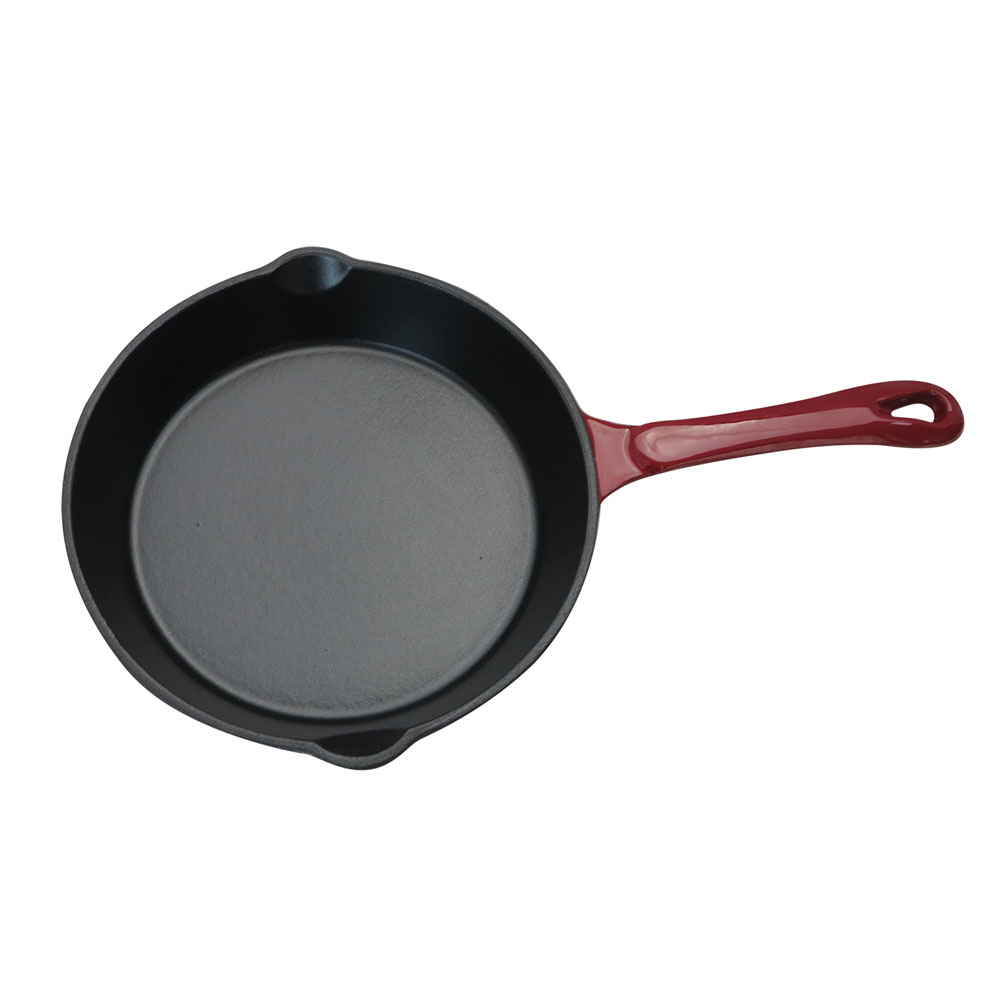 Τηγάνι μαντεμένιο εμαγιέ σε χρώμα μπορντό 26cm