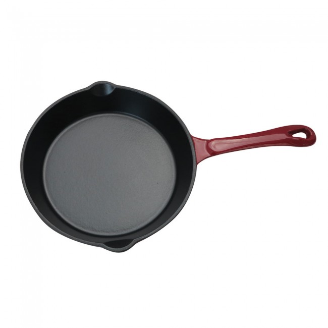 Τηγάνι μαντεμένιο εμαγιέ σε χρώμα μπορντό 26cm