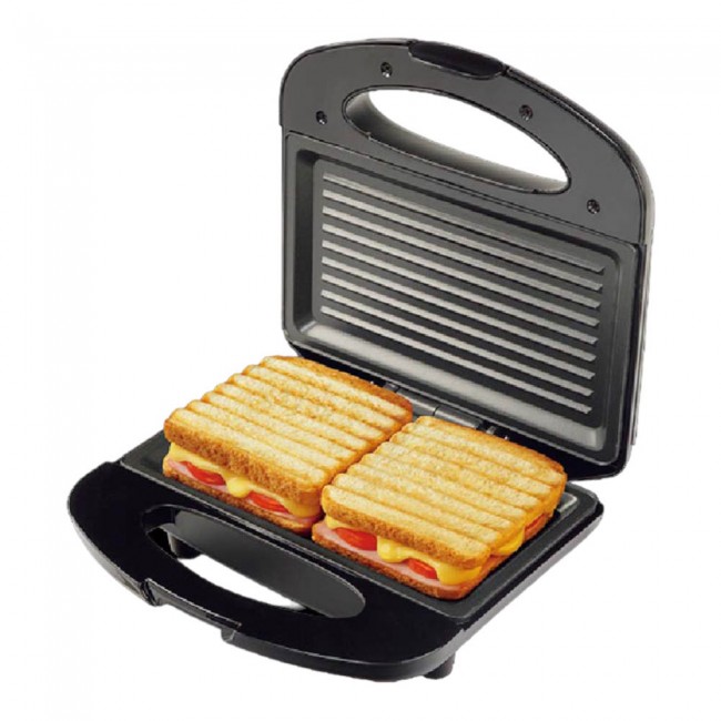 Τοστιέρα 2 θέσεων σε χρώμα γκρι ματ 750W