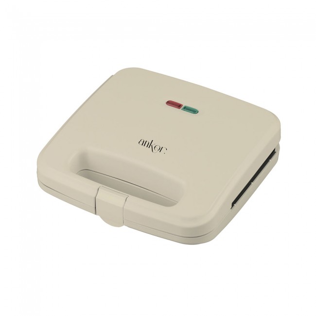 Τοστιέρα 2 θέσεων σε χρώμα μπεζ 750W