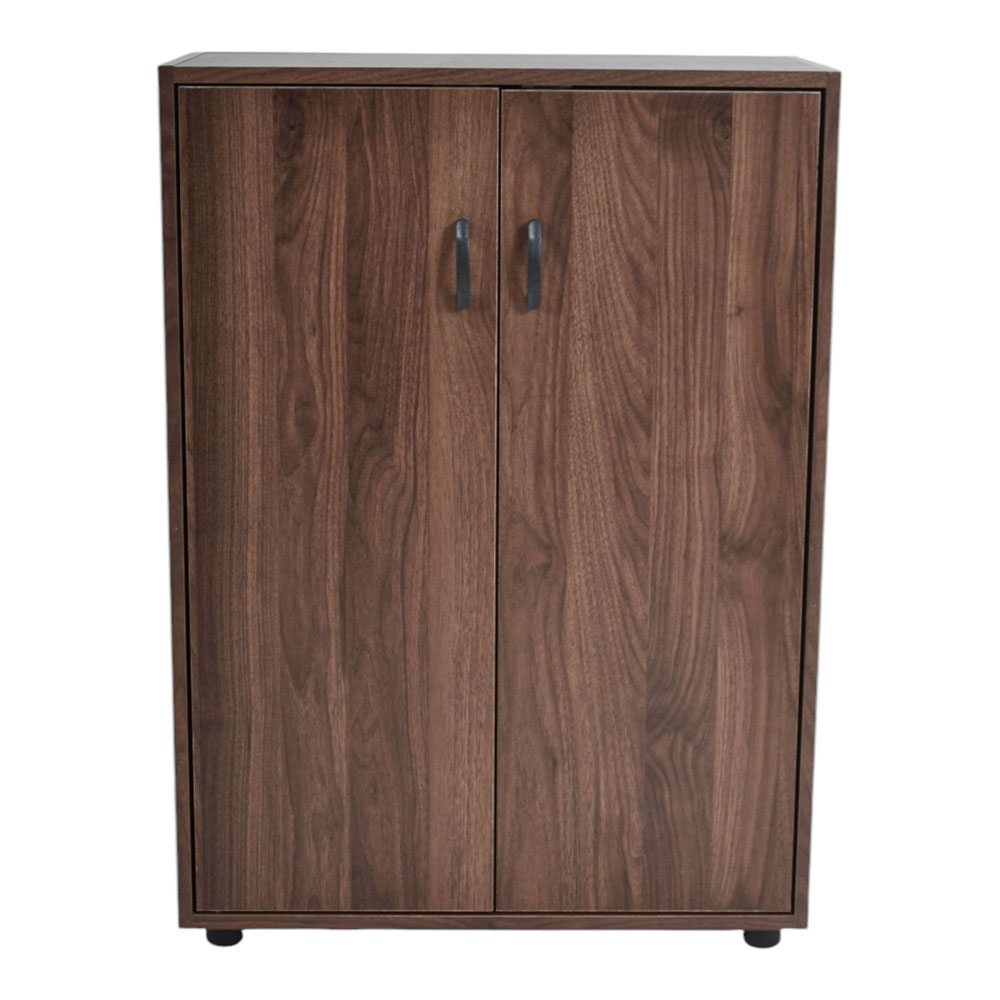 Παπουτσοθήκη-ντουλάπι από ξύλο σε χρώμα καρυδί 60x30x83.5