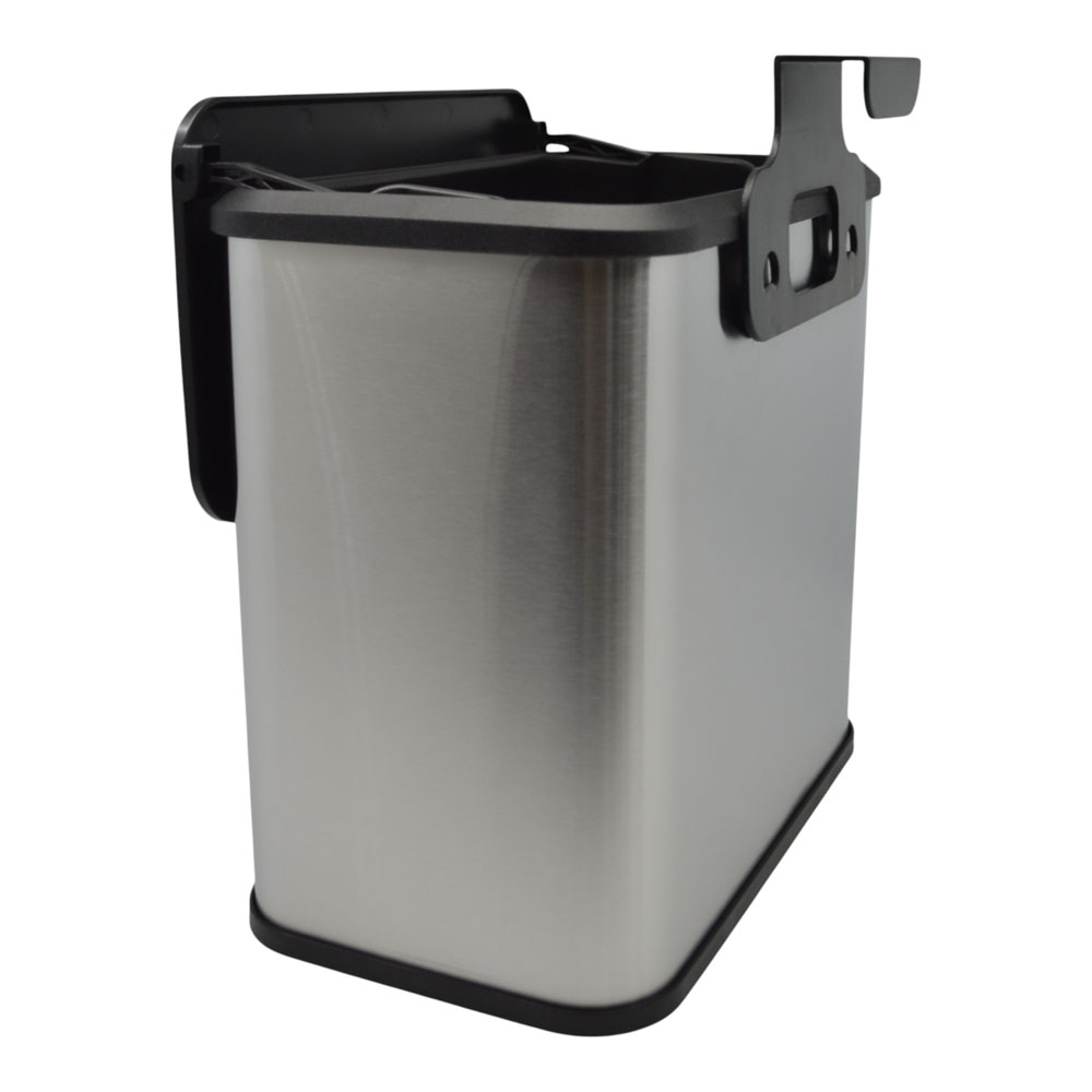 Κάδος απορριμάτων inox 5lt 25x15.1x24.7