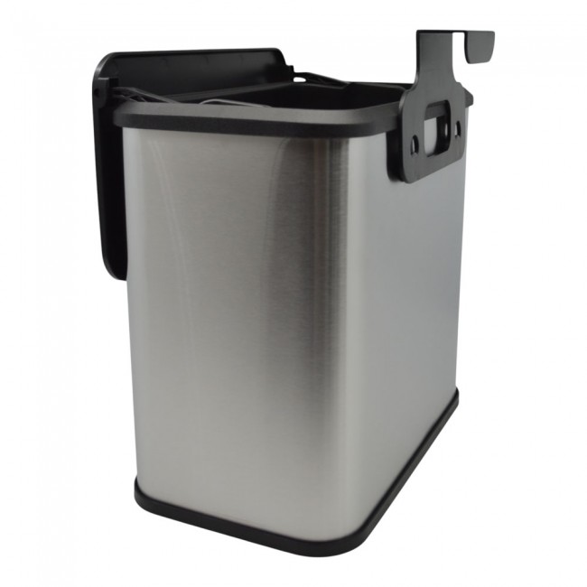 Κάδος απορριμάτων inox 5lt 25x15.1x24.7