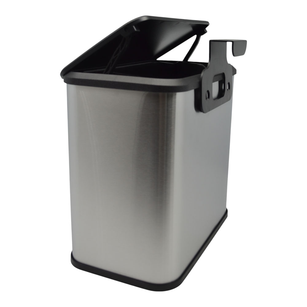 Κάδος απορριμάτων inox 5lt 25x15.1x24.7