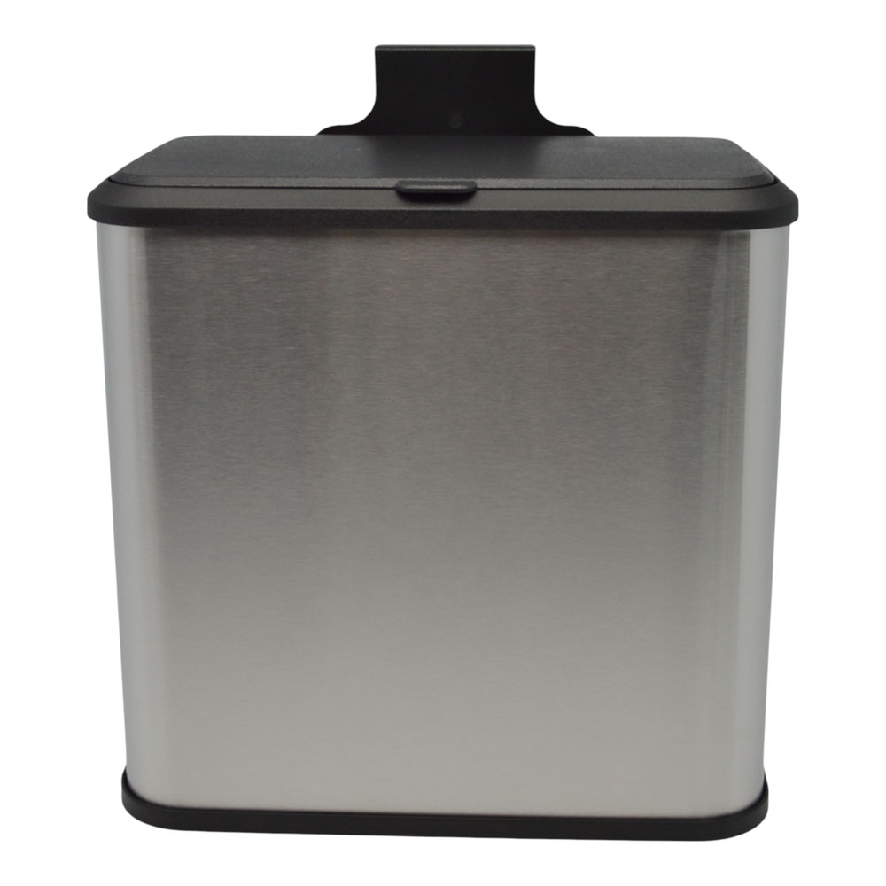 Κάδος απορριμάτων inox 5lt 25x15.1x24.7