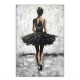 Πίνακας ελαιογραφία σε καμβά με σχέδιο μπαλαρίνα 60x90