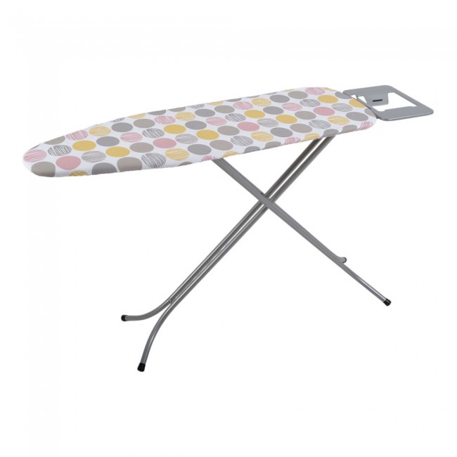 Σιδερώστρα από μέταλλο σε χρώμα γκρι 132x34x60/88