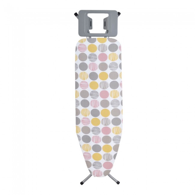 Σιδερώστρα από μέταλλο σε χρώμα γκρι 132x34x60/88