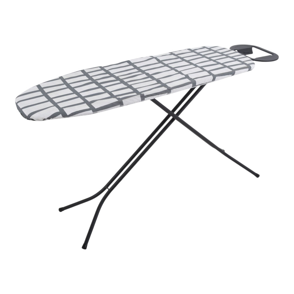 Σιδερώστρα από μέταλλο σε χρώμα μαύρο ματ 142x38x60/92