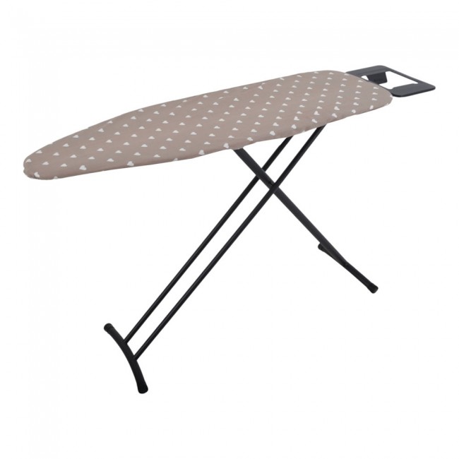 Σιδερώστρα από μέταλλο σε χρώμα μαύρο ματ 145x38x78/95