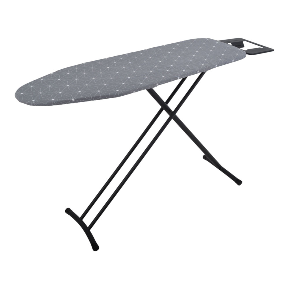 Σιδερώστρα από μέταλλο σε χρώμα μαύρο ματ 145x38x78/95