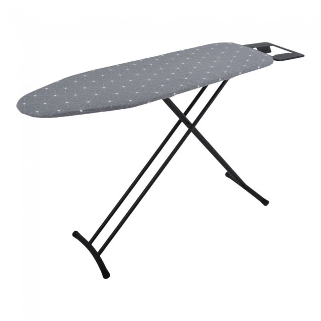 Σιδερώστρα από μέταλλο σε χρώμα μαύρο ματ 145x38x78/95