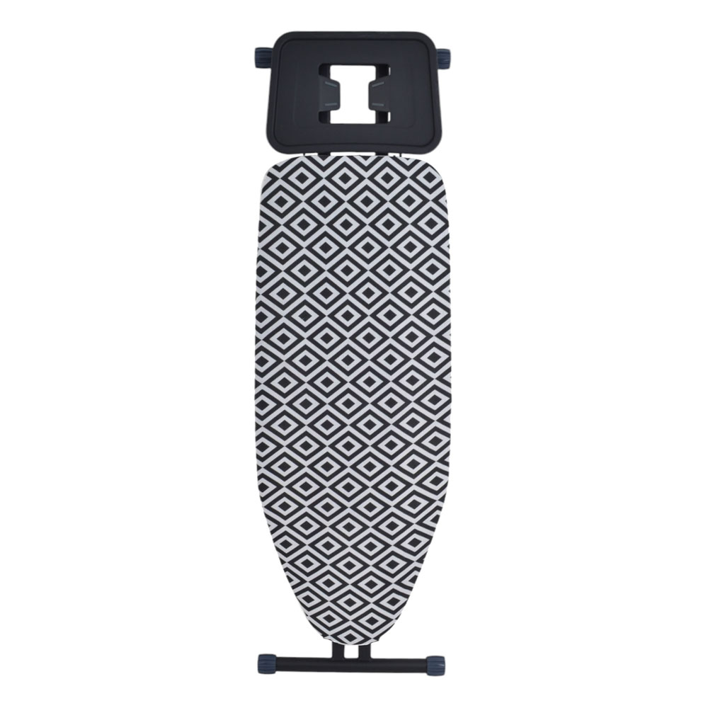 Σιδερώστρα XL από μέταλλο σε χρώμα μαύρο ματ 150x45x71/94