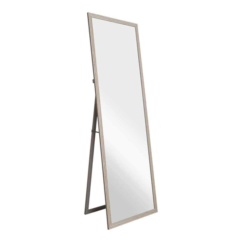 Καθρέπτης δαπέδου με πλαστικό πλαίσιο σε χρώμα μπεζ γκρι 50x160