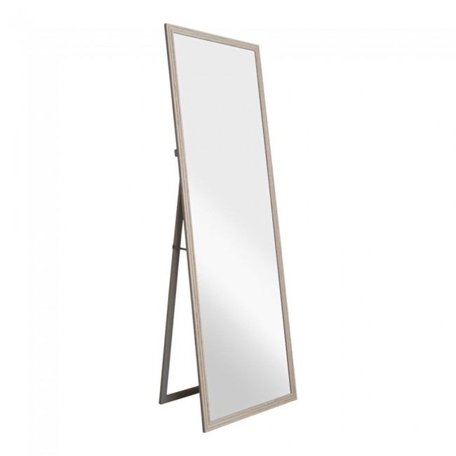 Καθρέπτης δαπέδου με πλαστικό πλαίσιο σε χρώμα μπεζ γκρι 50x160