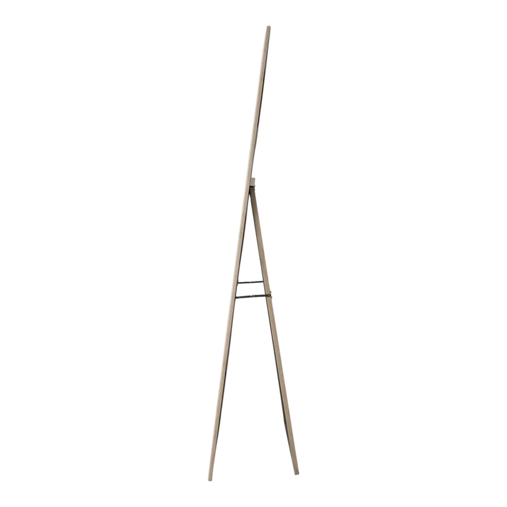 Καθρέπτης δαπέδου με πλαστικό πλαίσιο σε χρώμα μπεζ γκρι 50x170