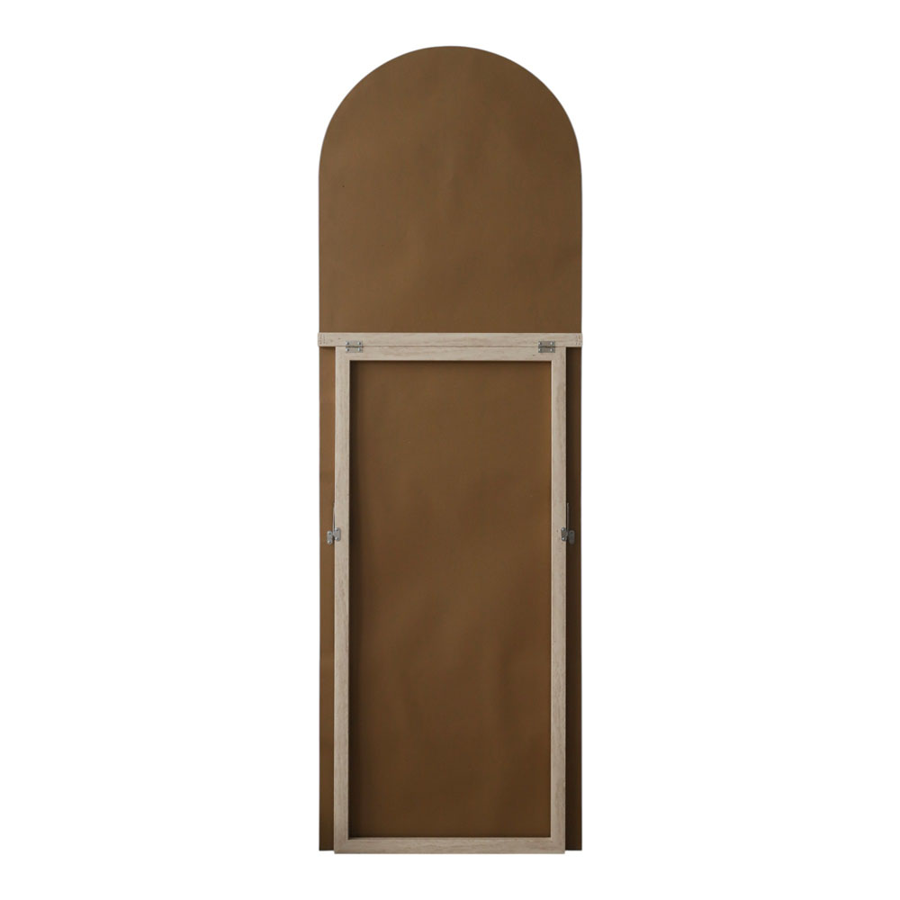 Καθρέπτης δαπέδου με πλαστικό πλαίσιο σε χρώμα μπεζ γκρι 50x170