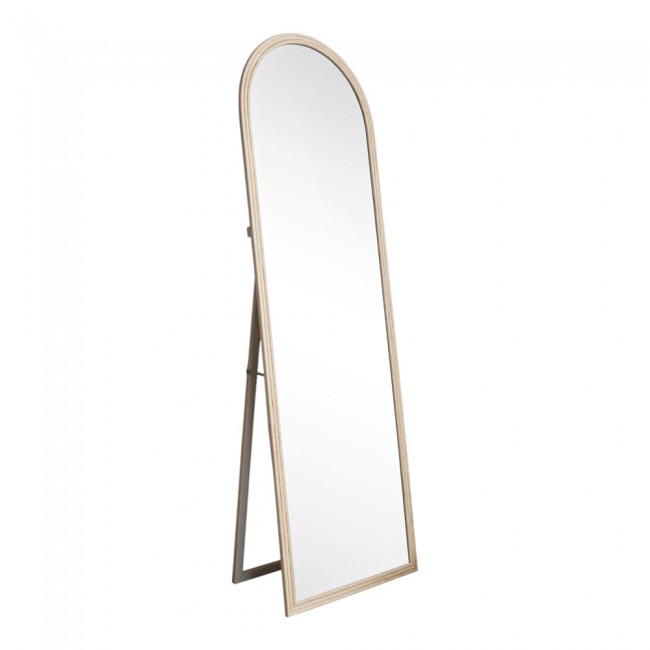 Καθρέπτης δαπέδου με πλαστικό πλαίσιο σε χρώμα μπεζ γκρι 50x170
