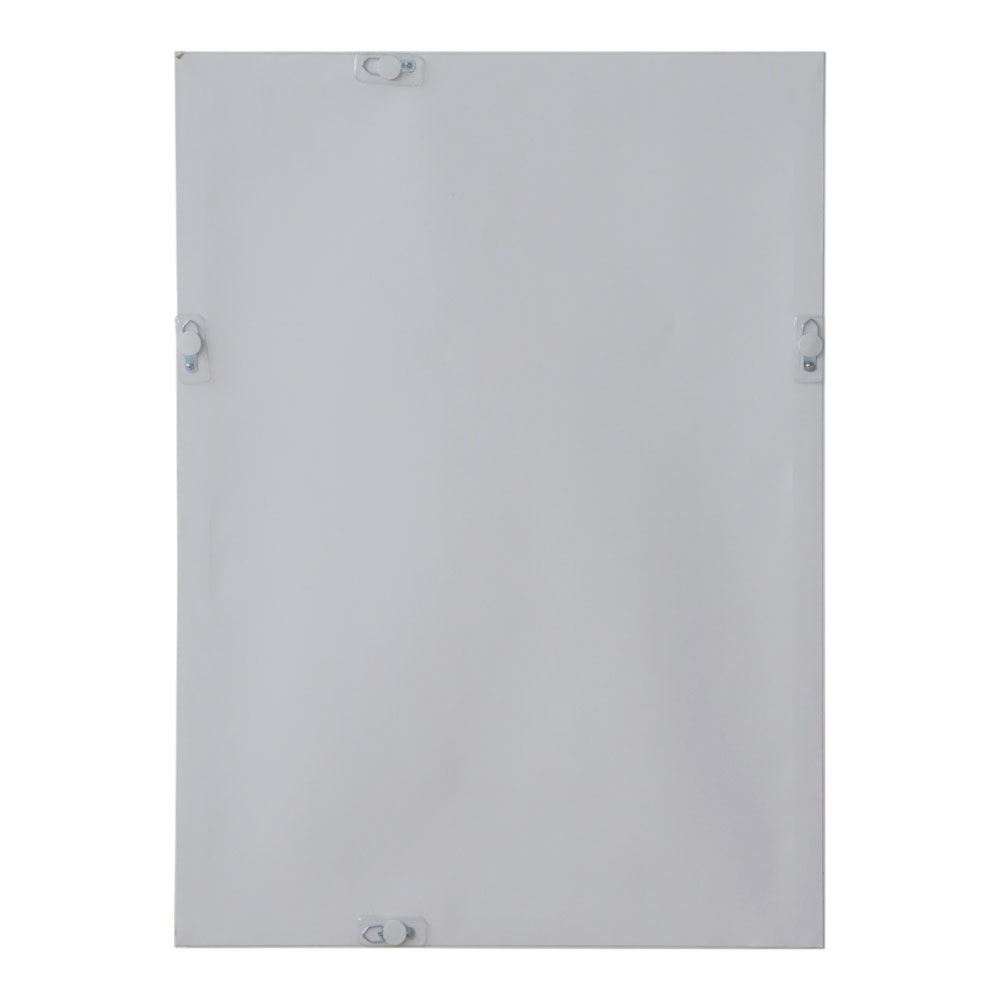 Καθρέπτης τοίχου με πλαστικό πλαίσιο σε χρώμα μπεζ γκρι 50x70