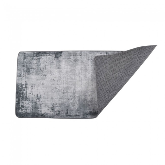 Διάδρομος με αντιολισθητική βάση σε χρώμα γκρι 70x150