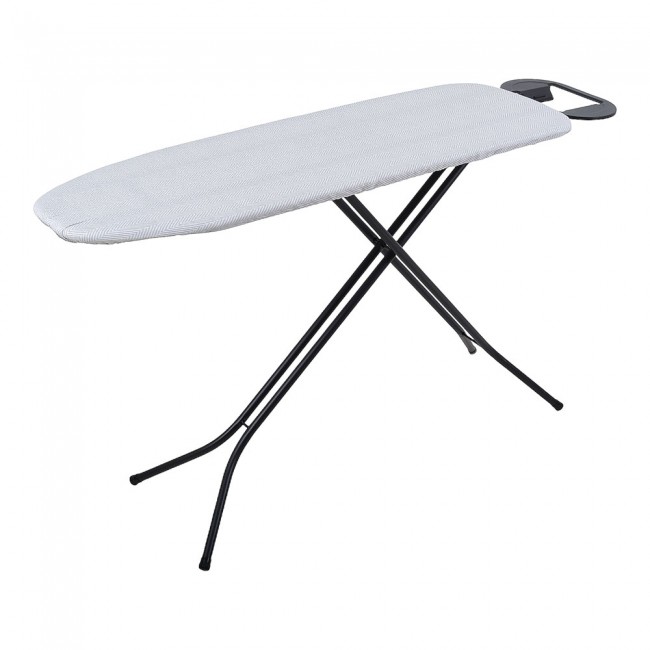 Σιδερώστρα από ύφασμα σε χρώμα μαύρο ματ 38x120