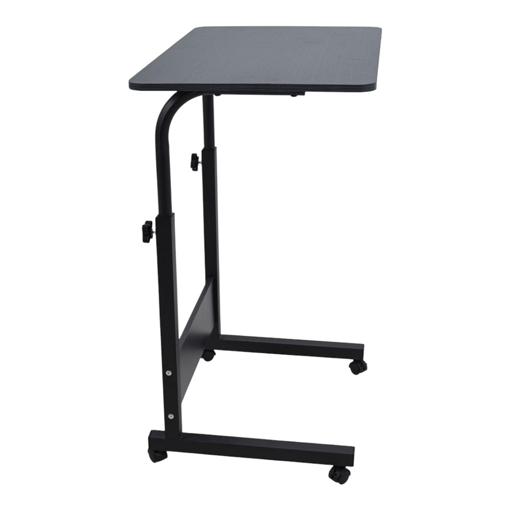 Τραπέζι τροχηλάτο από μέταλλο σε χρώμα μαύρο 60x40x89