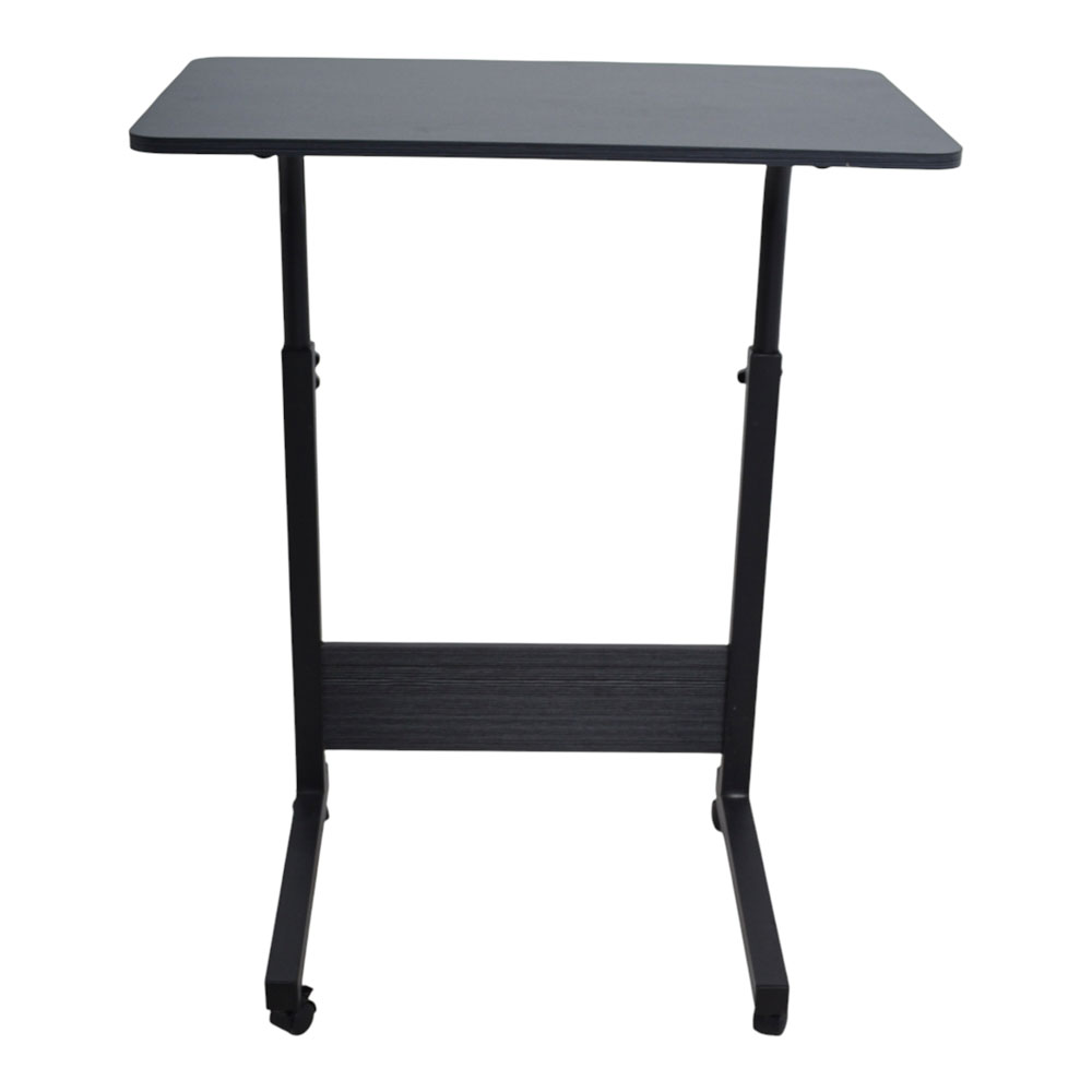 Τραπέζι τροχηλάτο από μέταλλο σε χρώμα μαύρο 60x40x89