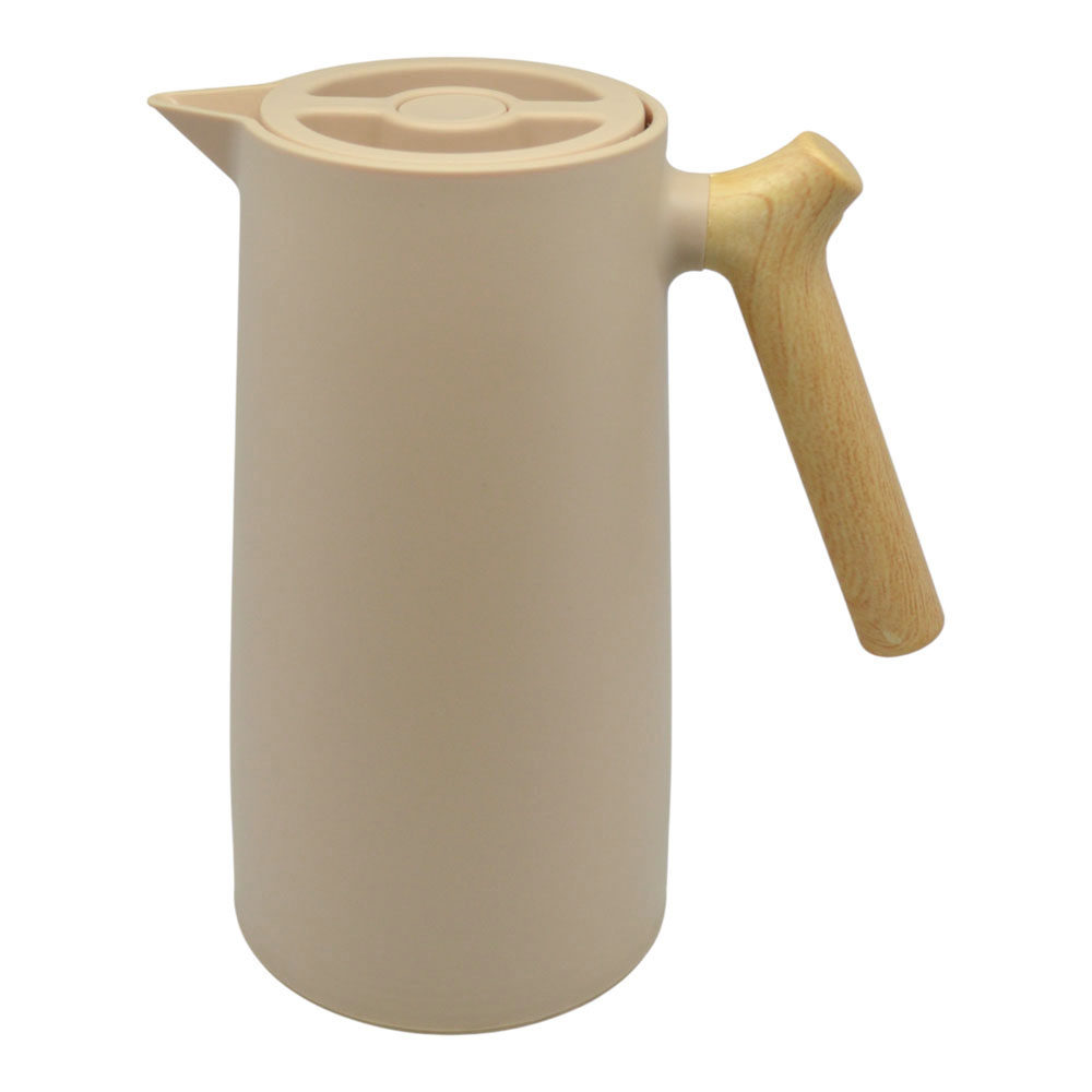 Κανάτα-θερμός 1lt σε χρώμα μπεζ/φυσικό 12,5x24