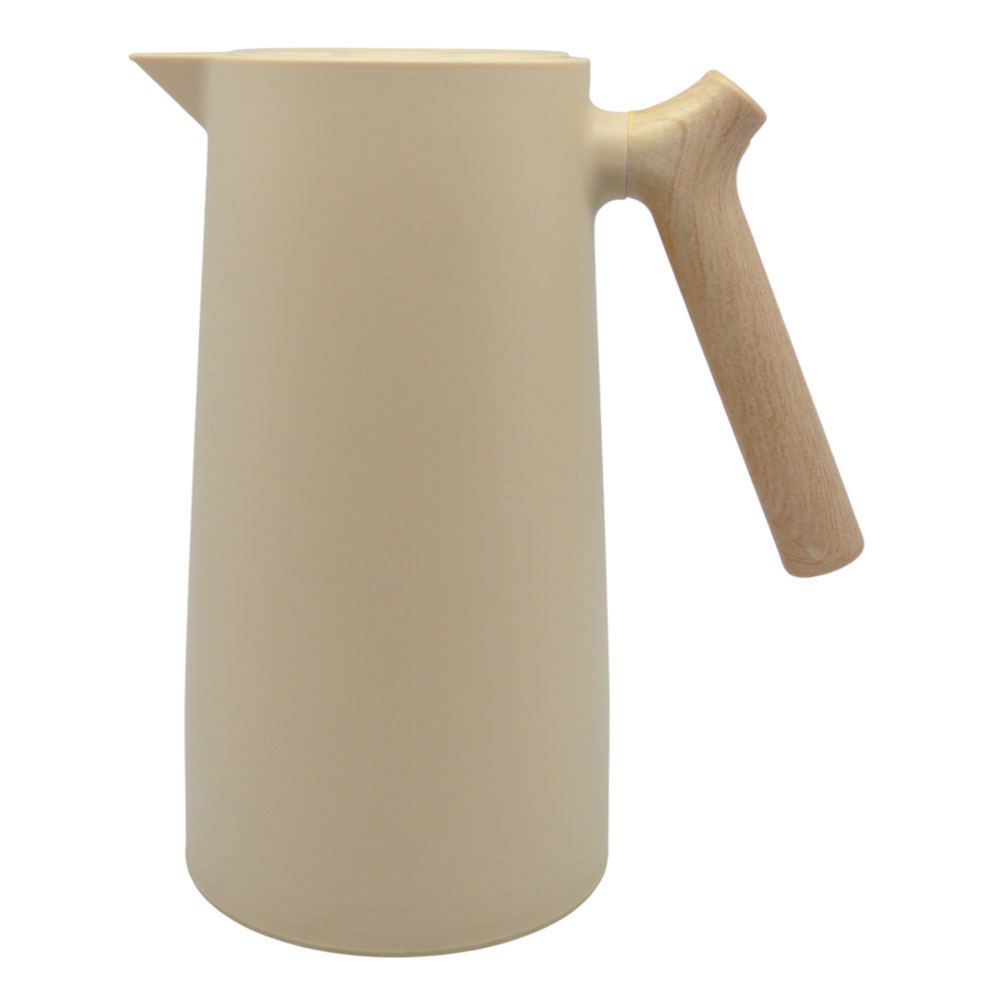 Κανάτα-θερμός 1lt σε χρώμα μπεζ/φυσικό 12,5x24
