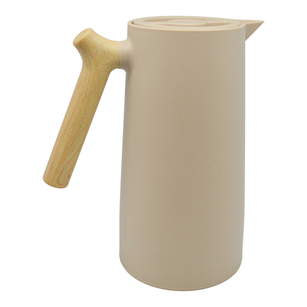 Κανάτα-θερμός 1lt σε χρώμα μπεζ/φυσικό 12,5x24