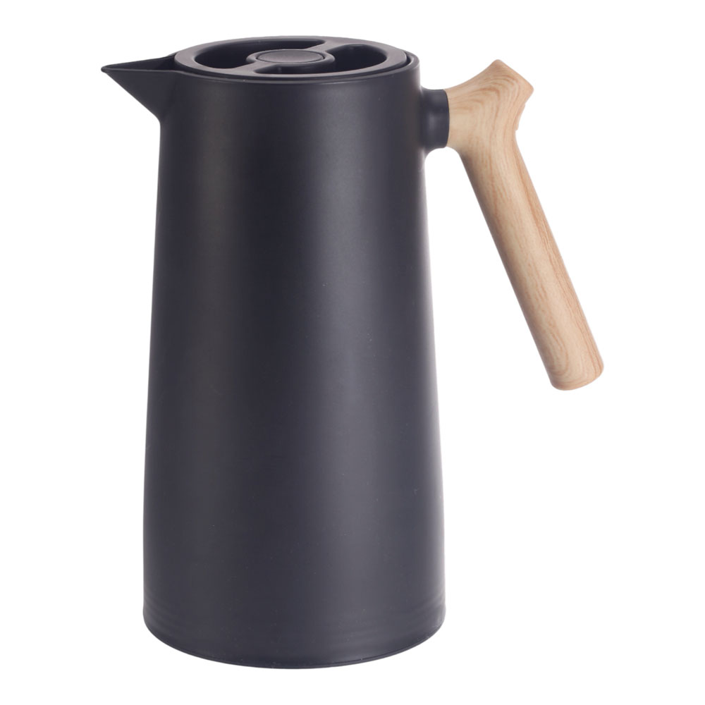 Κανάτα-θερμός 1lt σε χρώμα μαύρο 12,5x24