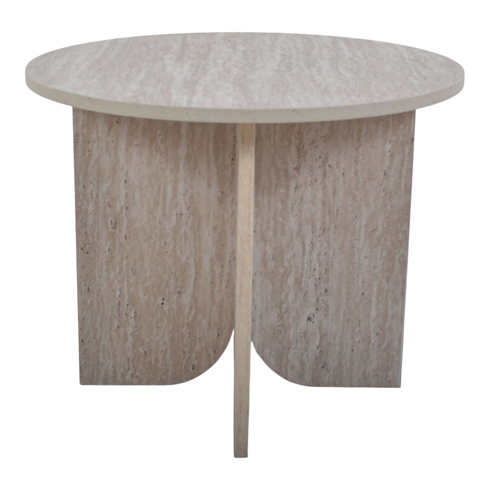 Τραπέζι από ξύλο σε χρώμα φυσικό 50x50x40