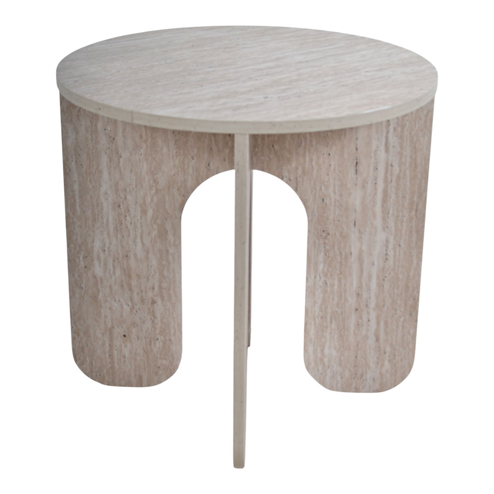 Τραπέζι από ξύλο σε χρώμα φυσικό 50x50x50