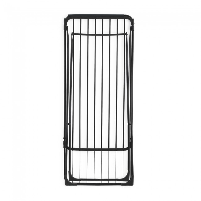 Απλώστρα δαπέδου επεκτεινόμενη/πτυσσόμενη από μέταλλο σε χρώμα μαύρο ματ 176x55x94