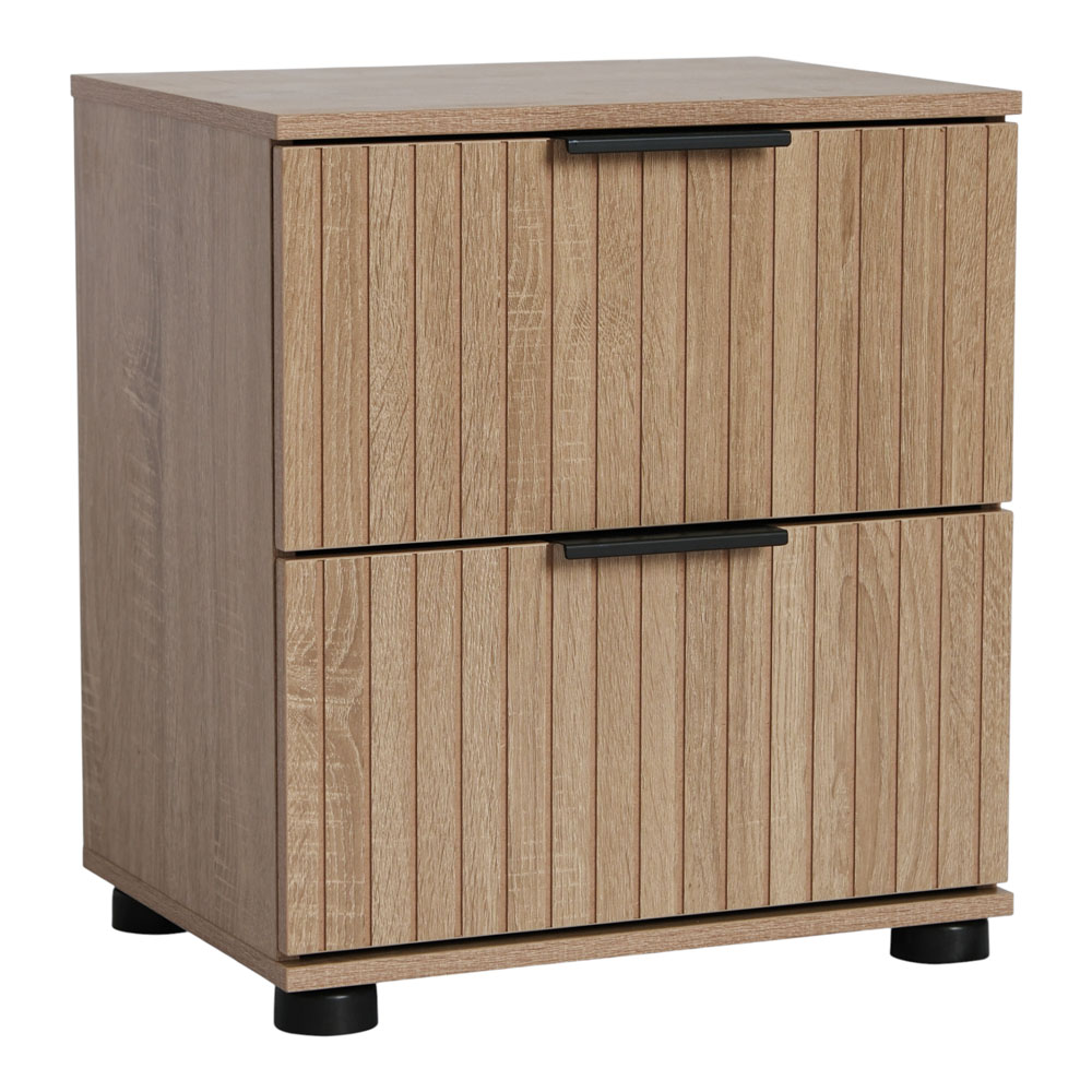 Κομοδίνο με συρτάρι από mdf σε ψρώμα φυσικό 40x30x44