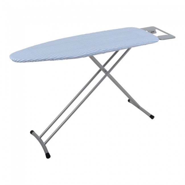 Σιδερώστρα από μέταλλο/βαμβάκι σε χρώμα γκρι 38x124