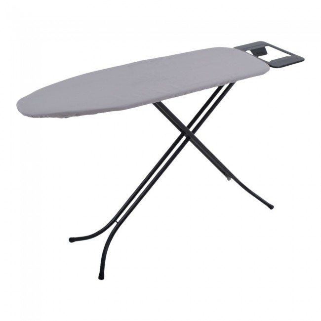 Σιδερώστρα από μέταλλο/βαμβάκι σε χρώμα μαύρο ματ 34x110