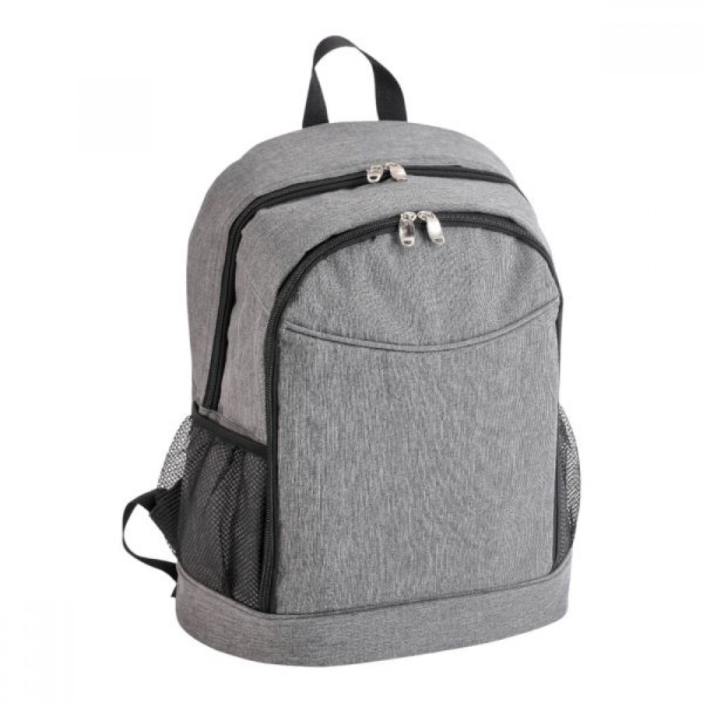 Ισοθερμική τσάντα πλάτης από ύφασμα σε χρώμα γκρι 40x17x30