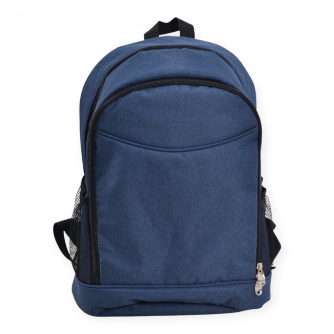 Ισοθερμική τσάντα πλάτης από ύφασμα σε χρώμα μπλε 30x17x40