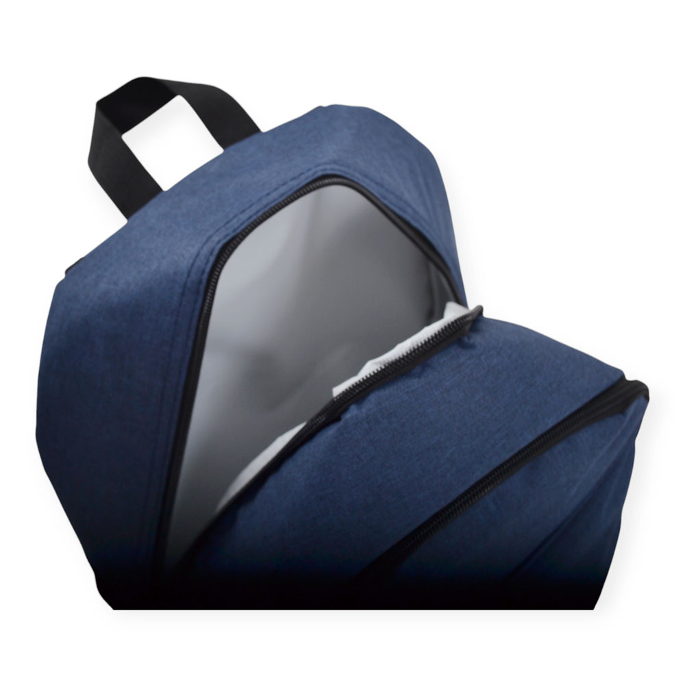 Ισοθερμική τσάντα πλάτης από ύφασμα σε χρώμα μπλε 30x17x40