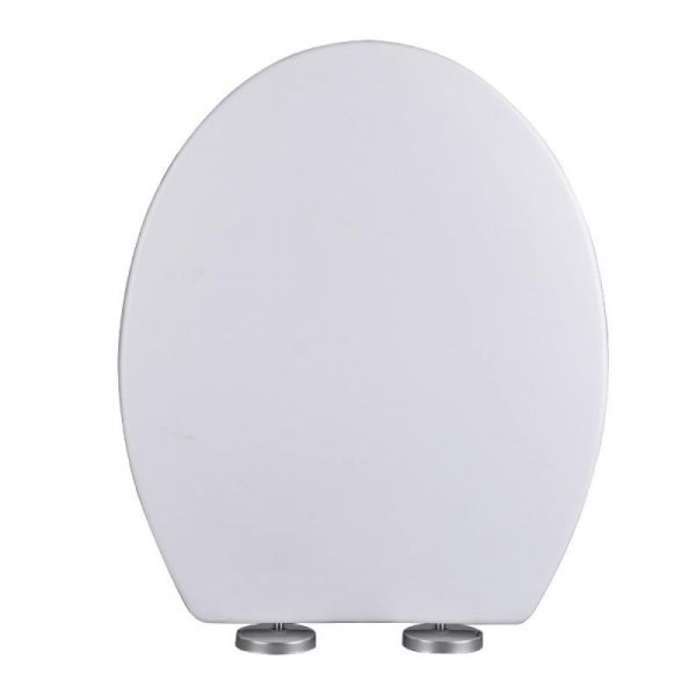 Καπάκι τουαλέτας από ΡΡ σε χρώμα λευκο/inox  36,8x43