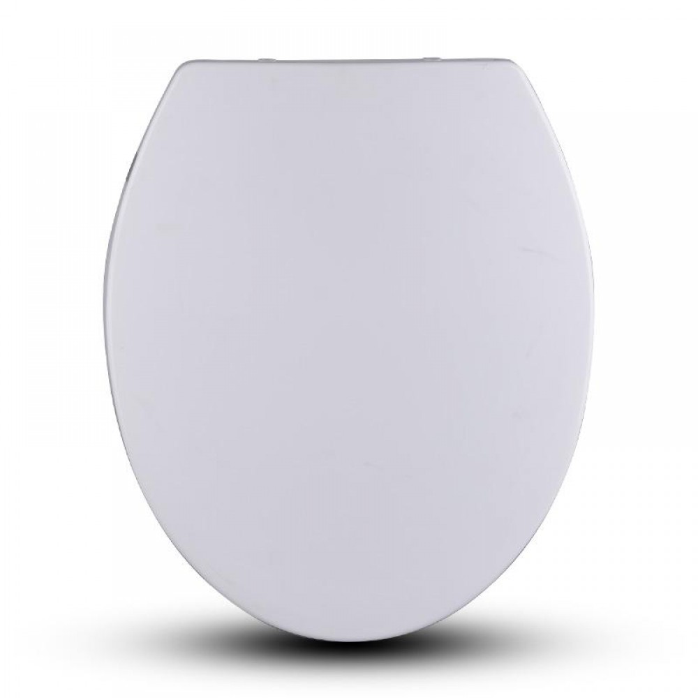 Καπάκι τουαλέτας από ΡΡ σε χρώμα λευκο/inox  36,8x43