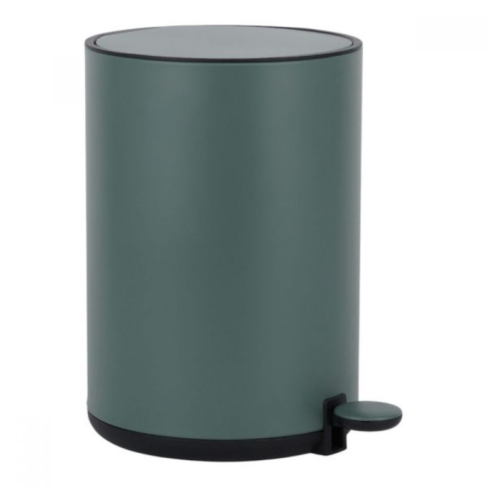 Καλάθι  μπάνιου "DUTCH LIFESTYLE" 5 λίτρων από μέταλλο σε χρώμα λαδί ματ  20,5x25,5x30