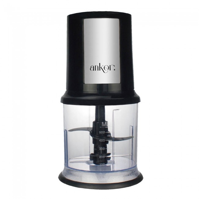 Πολυκόφτης με διπλή λεπίδα 400W δοχείο 500ml σε μαύρο χρώμα